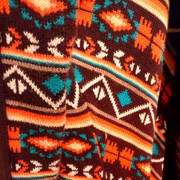 Powder River Outfitters Sweaters - North River Powder River Outfitters frill and tie pull-on cardigan cotton blend